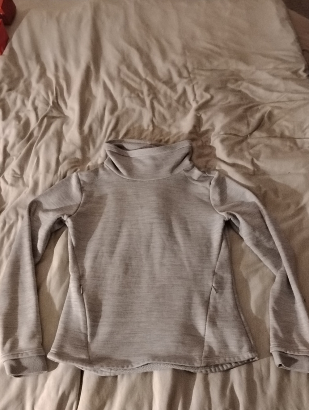 Spyder Light Gray Turtleneck Pullover Sweater